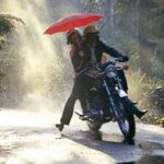 μοτοσυκλέτα βροχή