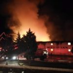Φωτιά στις αποθήκες καπνών Μισσιριάν