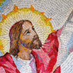 mosaic-of-jesus-christ-proclaiming-the-kingdom-of-god-with-his-call-HKEHM0