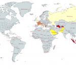 WORLD MAP COMPULSORY VACCINATION (SUMMER 2021)