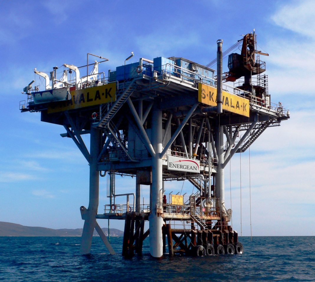 Η εξέδρα Κάππα στο κοίτασμα φυσικού αερίου της Νότιας Καβάλας