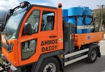 Παρελήφθη καινούργιο όχημα «πολυ-εργαλείο» από τον Δήμο Θάσου