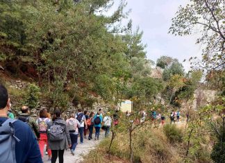 Μέλη και φίλοι του Οδηγισμού περπάτησαν στον «Δρόμο του νερού»