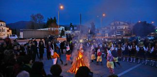 Αναβίωσαν τα «Σάγια» στην Νέα Καρβάλη