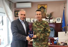 Ο διοικητής της 20ης Τεθωρακισμένης Μεραρχίας επισκέφτηκε την Θάσο