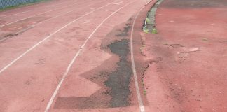 Το ταρτάν στο στάδιο «Ανθή Καραγιάννη» είναι ακατάλληλο για χρήση!