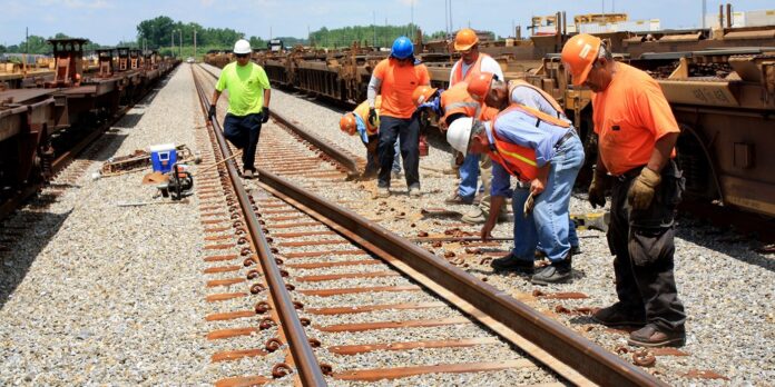 γραμμή τραίνου