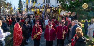 Η γιορτή του αγίου Γρηγορίου και το συλλαλητήριο για το δυστύχημα στα Τέμπη