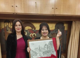 Η Ανδρομάχη Διαμαντοπούλου τιμήθηκε για την συμβολή της στα γράμματα και τον πολιτισμό