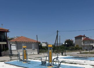 Ημιτελές και επικίνδυνο το πάρκο Καλλισθενικής γυμναστικής στην Ελευθερούπολη