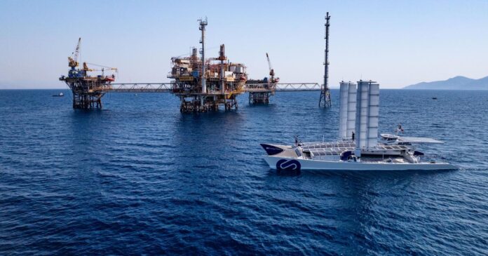 Energy Observer at Prinos (1)