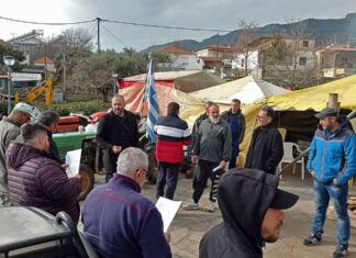 Το Κ.Κ.Ε. συμμετείχε στην κινητοποίηση των γεωργών του Δήμου Παγγαίου: «Η κυβέρνηση έβαλε στο στόχαστρο τους αγρότες»