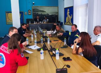 Οι εμπλεκόμενοι φορείς συζήτησαν για την αντιμετώπιση των πλημμυρών, των χιονοπτώσεων και του παγετού στην Θάσο