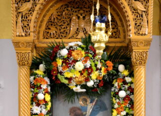 Γιορτάζει το παλιό παρεκκλήσι του αγίου Δημητρίου εντός του ιερού ναού αγίου Νικολάου στην Καβάλα