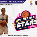 Η Βενετία Ποντικάκη πήρε πρόσκληση για το W Rising Stars της Ελληνικής Ομοσπονδίας Καλαθοσφαίρισης