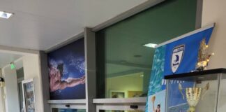 Όμορφο έγινε το γραφείο υποδοχής του τμήματος υδατοσφαίρισης του Α.Ο.Κ.!