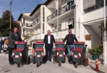 Δήμος Θάσου: Οι οδοκαθαριστές θα κάνουν καλύτερα την δουλειά τους με τα χειραμαξίδια