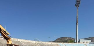 Αποψιλώνεται το παλιό ταρτάν στο στάδιο «Ανθή Καραγιάννη»