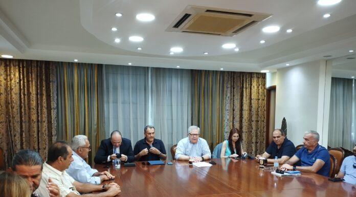 Έγινε συζήτηση στο Διοικητήριο Π.Ε. Καβάλας, για τον περονόσπορο στα αμπέλια του Δήμου Παγγαίου